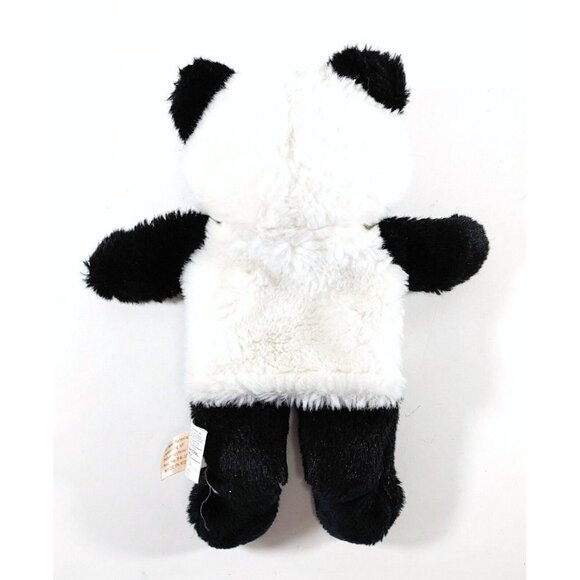 Vintage Schmid Panda Hand Puppet Plush 12 Inch Black White Gordon Fraser 1985 - Picture 2 of 3